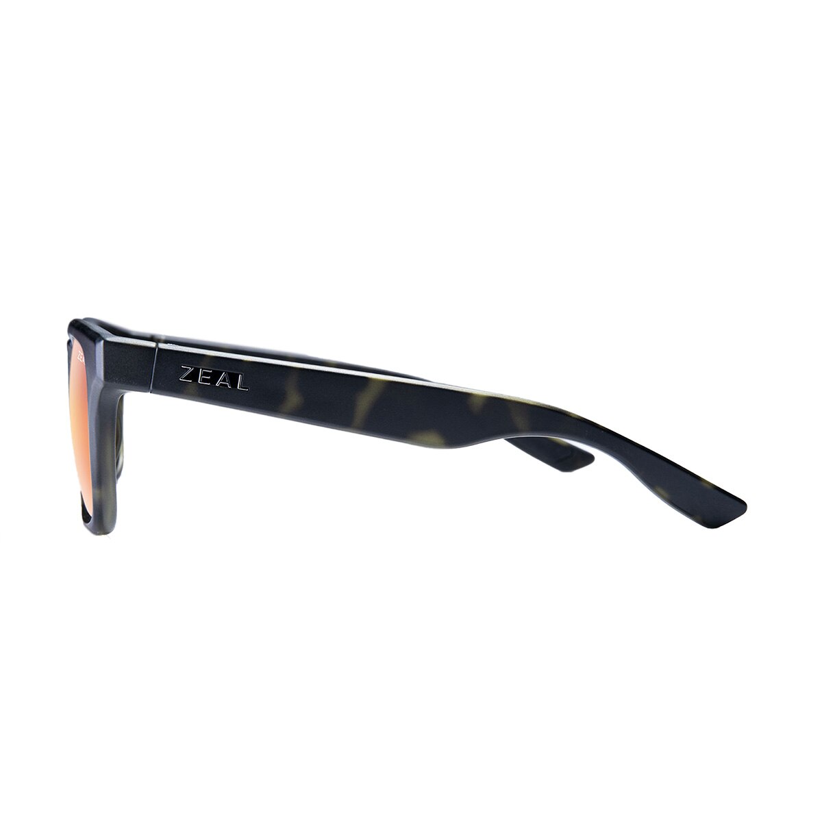 Zeal Whittier Sunglasses Polarized in Transparent Green Havana with Phoenix